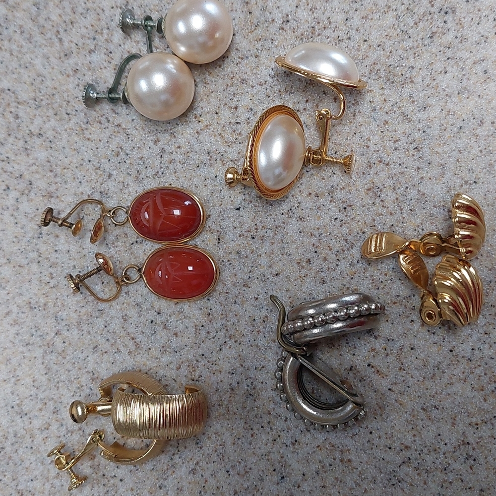 EARRINGS - Clip On and Screw Back Earings